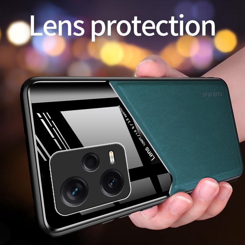 Case For Redmi Note 12 12S 4G Luxury Leather Phone Case For Xiaomi Redmi Note 12 Pro Plus 5G Magnetic Silicone Protection Cover