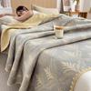 100% Cotton Summer Gauze Blanket - Lightweight, Three-Layer Design for Office, Nap, or Sofa
