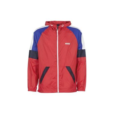Levis Color Block Zipper Hooded Raglan Long Sleeve Jacket Men Jacket Red 79577-0000
