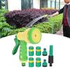 Garten Sprühgerät Set mit 8 Sprühmodi Hochdruck Sprinkler zum Bewässern Autowaschen