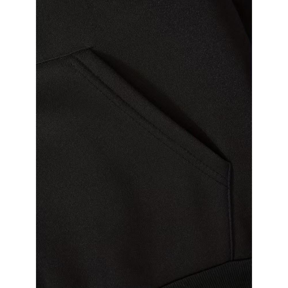 New Men's Hip Hop Double Hat Hoodie Zipper Casual Sweatshirt Street Fashion Autumn/Winter Fashion Coat