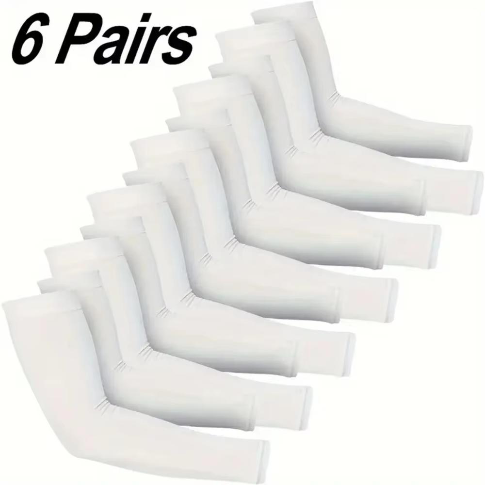 Breathable Sun Protection Arm Sleeves Unisex Cooling Anti-Slip Arm Covers For Sports Outdoor Use