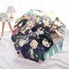 1pc Chibi Demon Slayer Characters Outdoor Umbrella - Automatic Opening/Closing - Portable 3-Fold Design - 8-Rib Iron Frame - Festival Gift - Suit