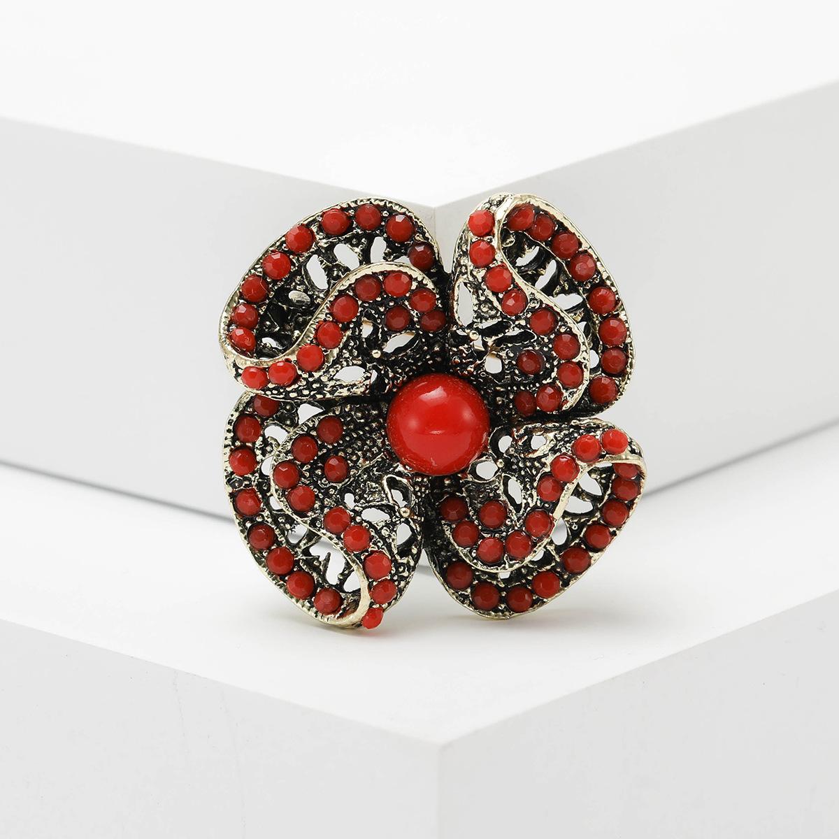 

Винтажная индивидуальная цветочная индейка синяя брошь модная одежда аксессуары корсаж