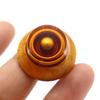 4 Pcs Guitar Bass Top Hat Bell Speed Knobs for LP SG Amber Guitar Knobs Brown