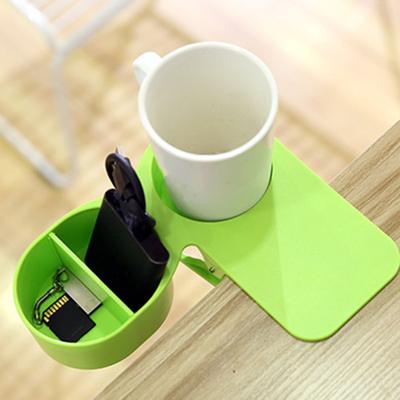 Getränkehalter Clip Groove Design Anti-Rutsch ABS Tisch Organizer Flasche Stand Clamp für Zuhause