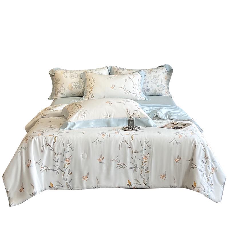 Brangdy Printed Ice Silk Cooling Summer Quilt