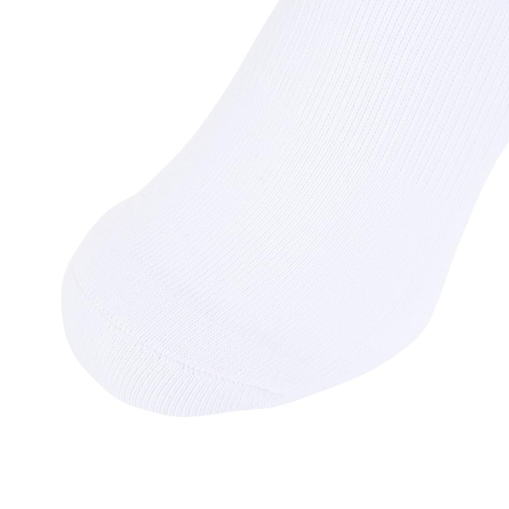 Normale Länge Fußballsocken Größen, Freizeit, Unisex, Erwachsener, Weiß, 25-27cm (P2MXB065)
