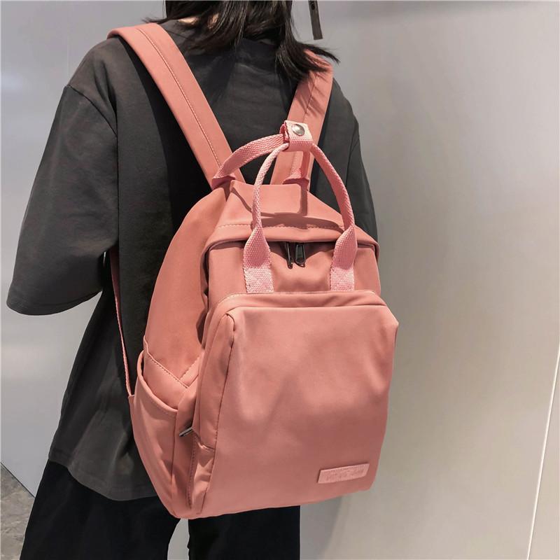 Lightweight Macaron Korean Style Backpack Practical For Primary And Middle School Students 2023 New Japanese Double Shoulder Bag