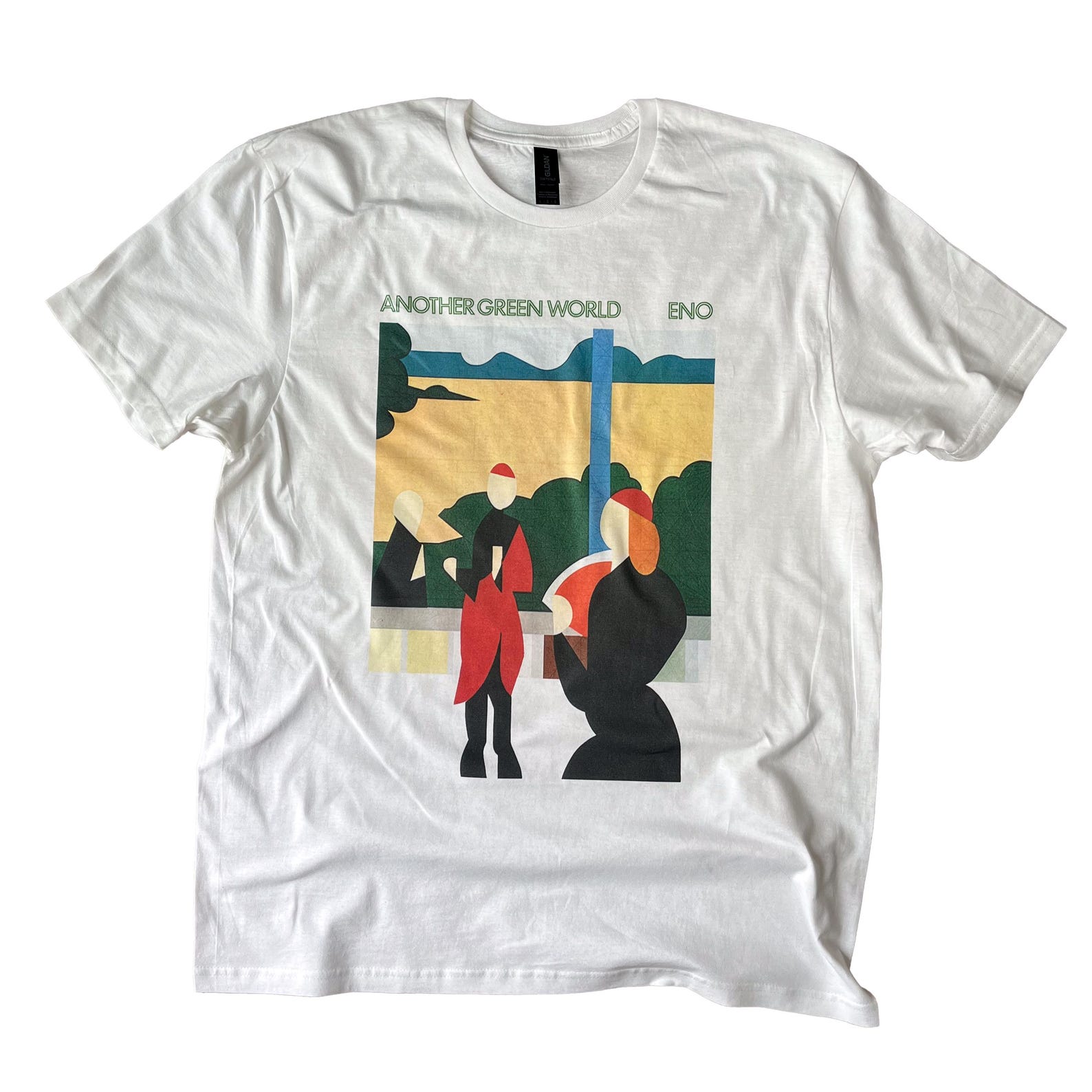 Brian Eno Another Green World On 100% Cotton T-Shirt S-XXXL XL