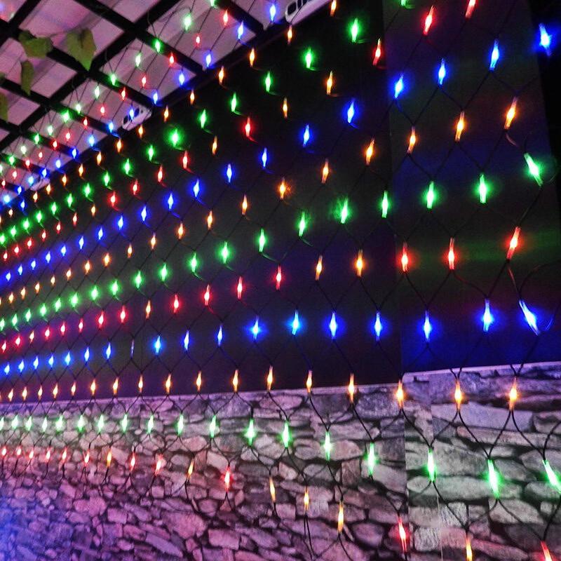 HNYH Solar Garden Mesh String Lights