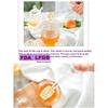 Honey Jar Large-Capacity Transparent Glass Honey Jar With Stirring Rod And Cover Honeycomb Shape Honey Containers Suitable