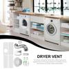 Dryer Vent Kit For Electric Dryer Exhaust Pipes Hose Dryer Vent Parts Clothes Dryer Connector For Sliding Window Dryer