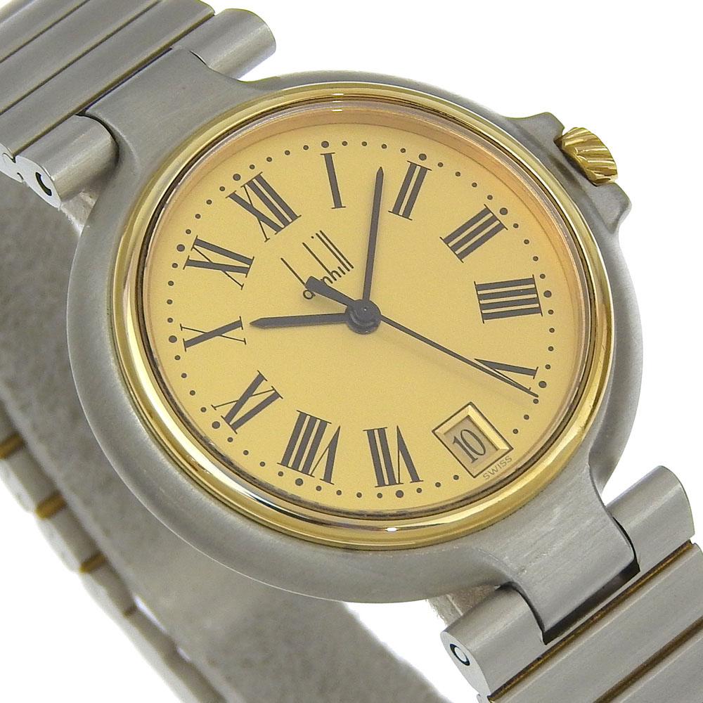 Dunhill Millennium Watches goldDial Stainless Steel/Plated Gold Quartz Analog display mens Used