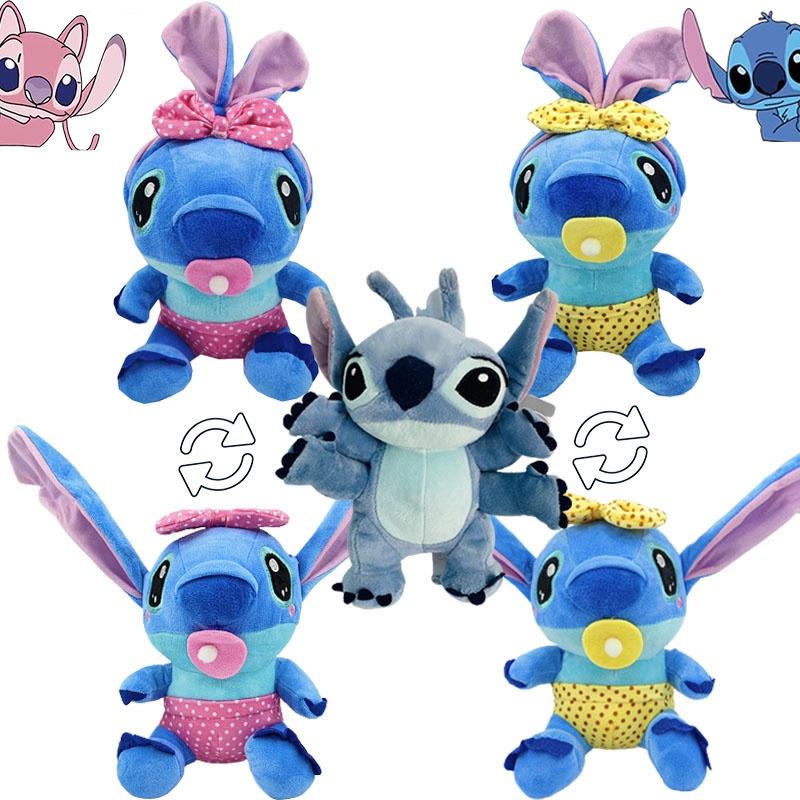 Morbido Peluche Giocattolo Bambola Lilo Stitch Regalo di Natale Compleanno per Bambini 25cm