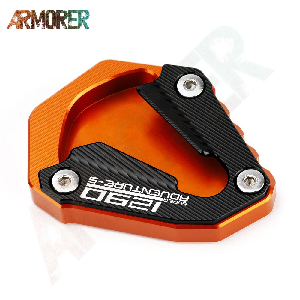 Motorcycle Accessories For KTM 1290 SAS Super Adventure S 1290 adv ADVENTURE  2022 Kickstand Side Stand Extension Plate