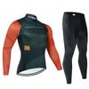 Team Cycling Jersey Set  Man Autumn MTB Race Cycling Clothing Long Sleeve Ropa Ciclismo Outdoor Riding Bike Uniform