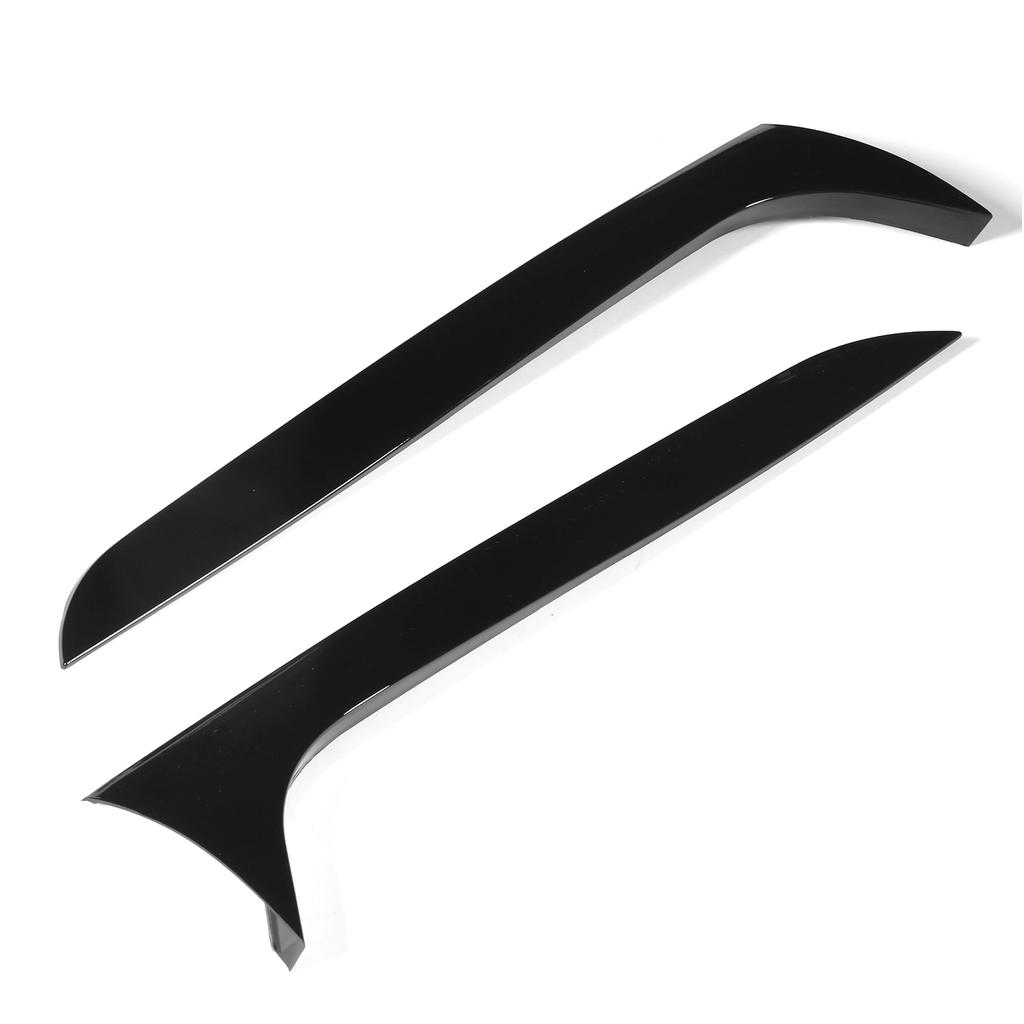 2pcs Rear Back Window Side Spoiler Glossy Black Maintenance Replacement for A4 B8 Allroad Avant 2009 2016