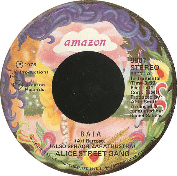 

7inch Record ALICE STREET GANG - Baia 9901 Amazon 1976 US Soul/Funk Used