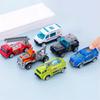 6Pcs/Set Mini City Ambulance Engineering Police Fire fighting Truck Plane Diecast Car Plane Vehicle Toys for Children