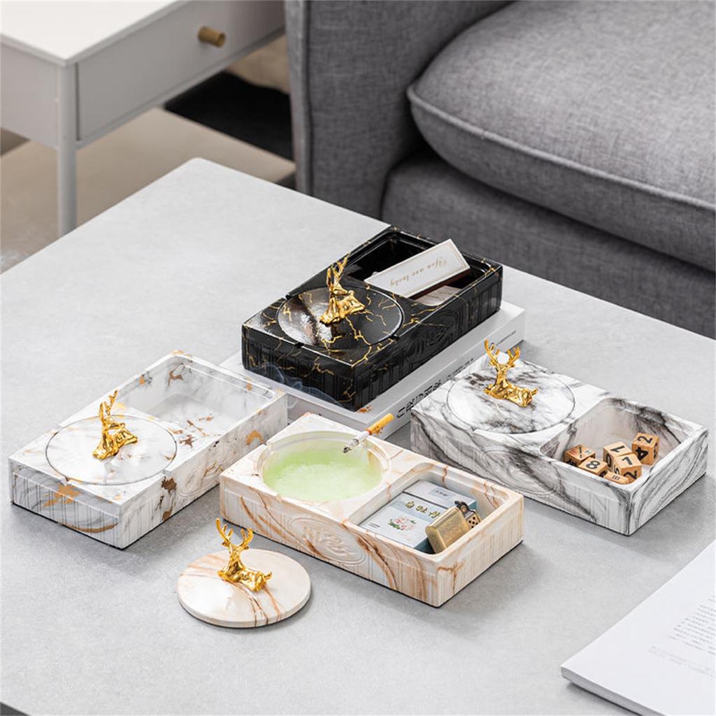 Metal Alloy Lying Deer Crafts