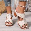 Fashion 2025 Fashion Shoes Female Open Toe Women's Slippers Summer Casual New Plus Size Versatile Non-Slip Best Seller Sandals Slippers