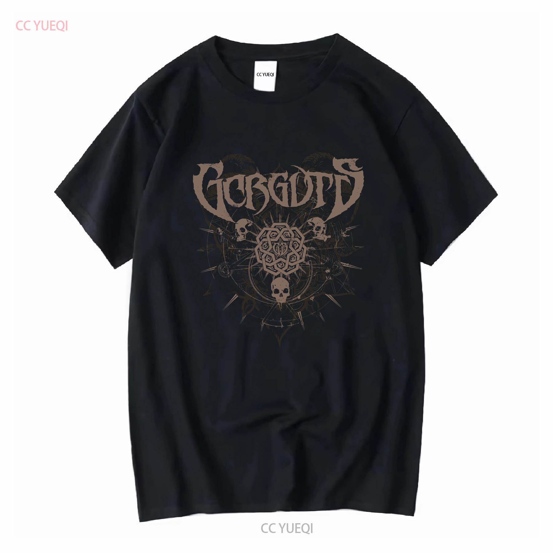 

Rare Gorguts Band Basic For Fan Black All Size Men T Shirt S5574 vintage Washed fashion streetwear designer clothes graphic 4XL
