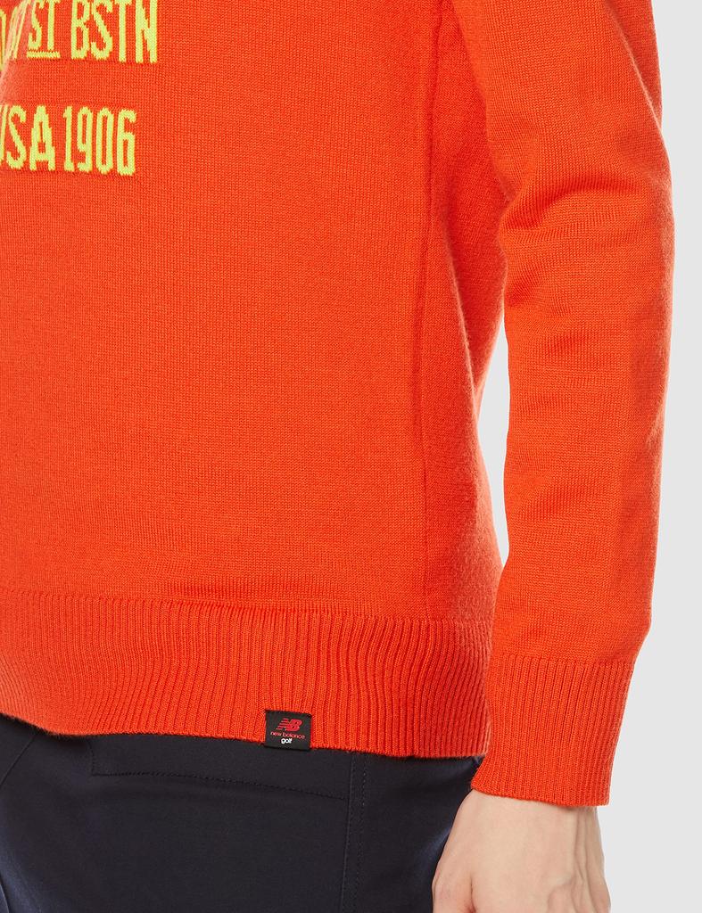 Golf Thermal Crew Neck Knit Moisture Absorbent Quick 0 [New Balance] (BIELLAYARN Drying) / Women's / 012-1270505 102_Red [S]