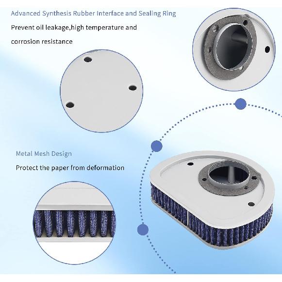 AHL Air Filter Cleaner 29461-99 HD-1499 for 1999-2015 Harley Road King,Electra Glide,Heritage Softail,Dyna Street,Softail Deluxe,Springer Softail