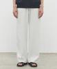 DECET [Summer Linen-Like] Linen Like Mid Rise Wide Jeans Dcpt039Ivory