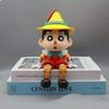 PVC-Material 15,5 cm Shin-chan Puppe Crayon Shin-chan Actionfigur Auto-Innenraum-Dekoration Modell