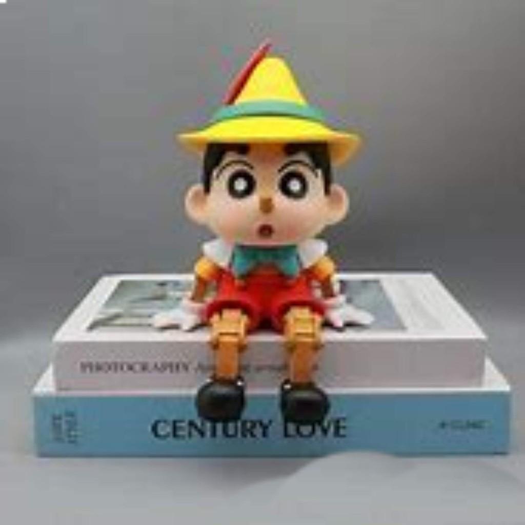PVC-Material 15,5 cm Shin-chan Puppe Crayon Shin-chan Actionfigur Auto-Innenraum-Dekoration Modell