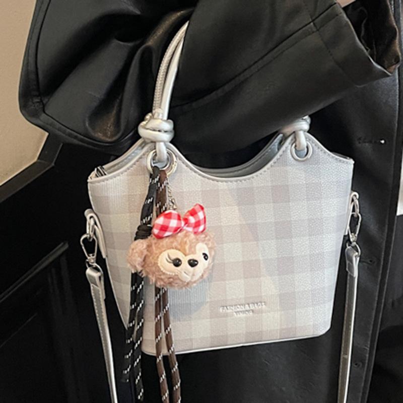 Stylish and Simple Lightweight Handbag Bag Women's 2025 New High-value Niche Single Shoulder Underarm Bag Plaid Messenger Bag