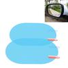 Rearview Mirror Rain   Film, Anti-Fog and Rainproof Sticker,   Design for Cars, Trucks, Trailers, Oval, Blue, 100x145mm, 2