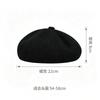 Womens Wool Blend Beret Hat Vintage Style Artist Cap Slim Face Look Mushroom All Season