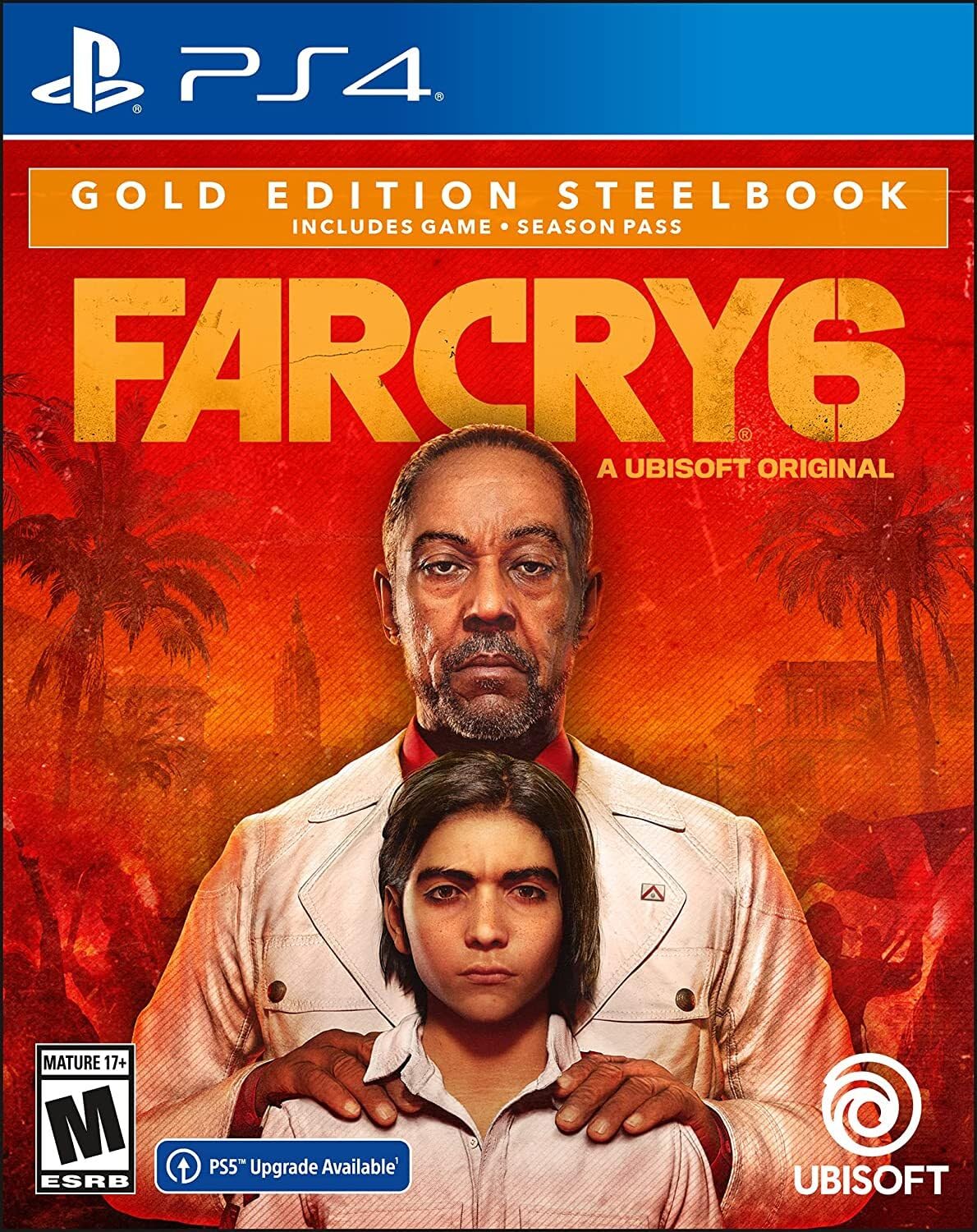 

Far Cry 6 SteelBook Gold Edition North PS4 (Imported America) -