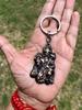 3.75 " Artisan Crafted Lord Hanumanas Metal Key Ring, Key Chain Handmade, Handcrafted, Religious Key Chain, Hanuman Key Ring