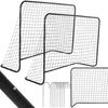 But de football - SPRINGOS - SPRINGOS - 183 x 122 cm - Structure acier - Filet plastique résistant (lot de 2)