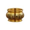 Vintage Brass Incenses Holders for Luck Chineses Styles Carving Incenses Burners Home Decoration Craft for Prosperity