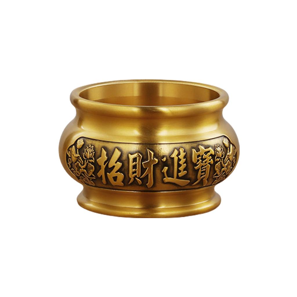 Vintage Brass Incenses Holders for Luck Chineses Styles Carving Incenses Burners Home Decoration Craft for Prosperity