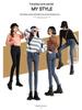 Women's High-Waisted Slimming Velvet-Lined Winter Jeans - Korean-Style, Tight, Versatile Pencil Leg