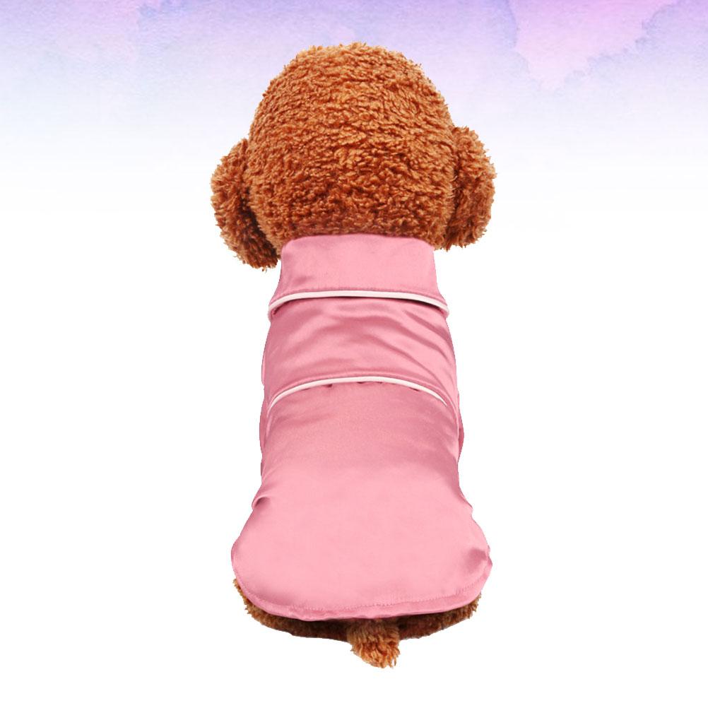 Dog Apparel Fashion Cotton Pet Clothes for Small Dogs Pajamas Shirts Keep Warm Cute Stripe Design Lightweight Wind Proof
