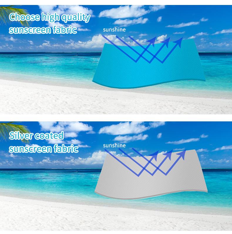 Automatic Double Person Tent with Sunshade & Easy Setup for Beach, Park, & Fishing