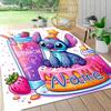 Custom Name Stitch Sweet Dreams Night Carpet Rug Customizable Soft Washable Anti-Slip Home Living Room Sofa Mats Personalized Rug. 0909374
