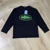 Skull Island Unisex Farbblock Buchstabenprint Raglan Langarm T-Shirt