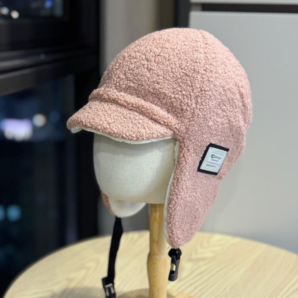 New Outdoor Cold Proof Lei Feng Hat for Men In Winter Plus Velvet and Thickened Warm Cotton Hat for Women Lamb Velvet Ear Protection Flying Hat