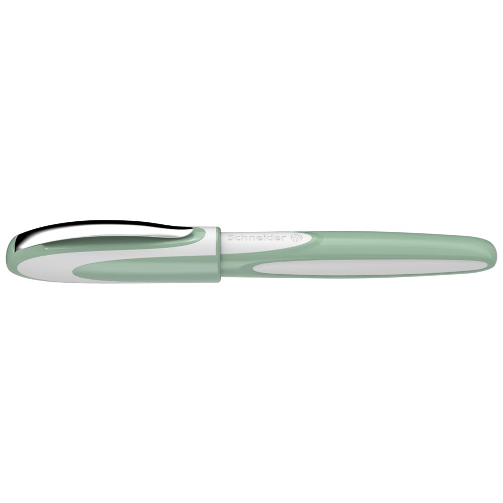 Schneider RAY Fountain RYFP168120F F/Fine Pen, (Pistachio, Black)