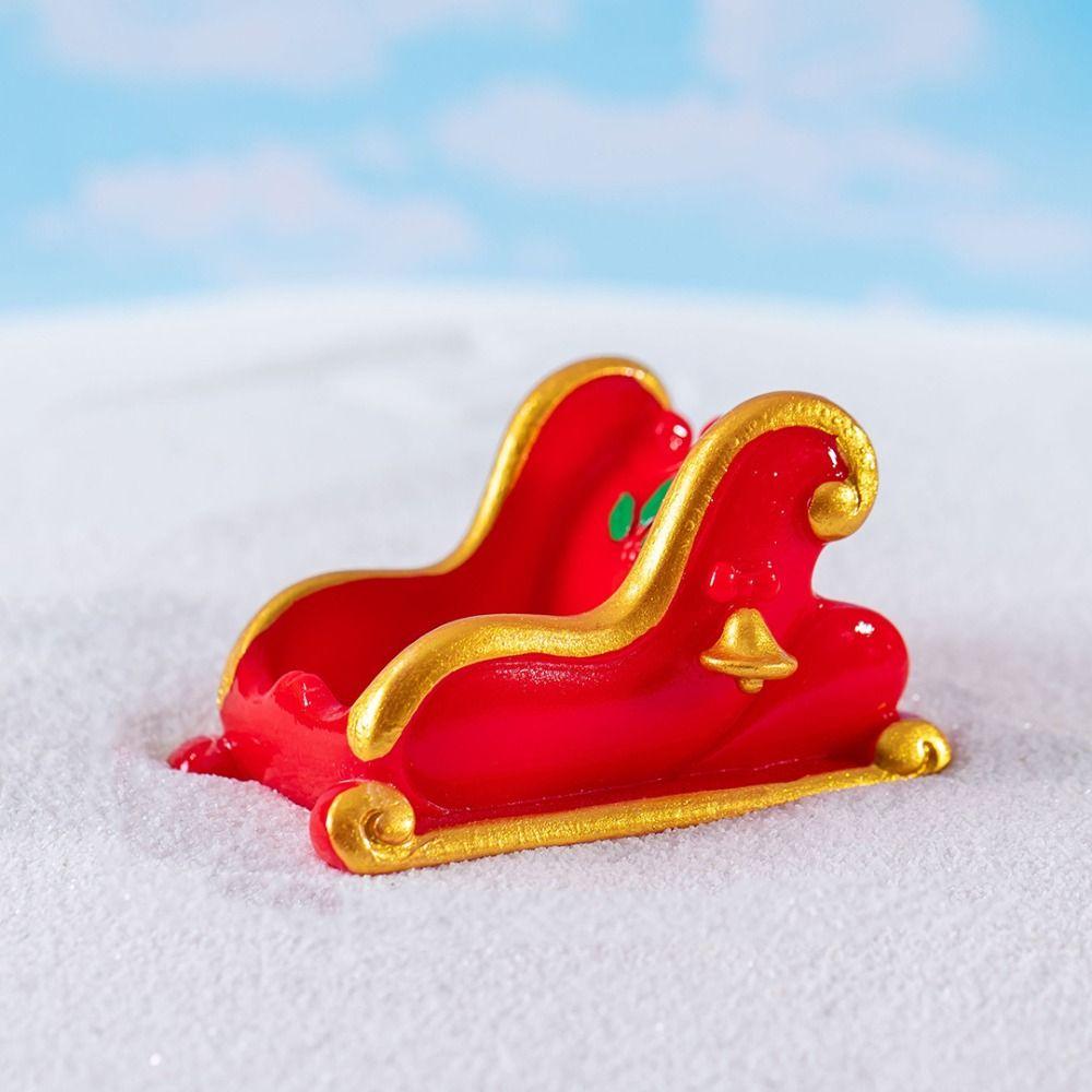 

Resin Cartoon Snowman Statue Multicolor Miniation Santa Claus Gift Christmas Figurines 9