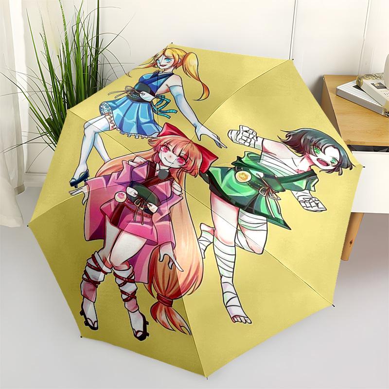 

1pc Anime Characters Automatic Opening Folding Outdoor Umbrella - 8 Bone Iron Frame, Suitable for Fans, Travel, Daily Use, Festival Gift.L041