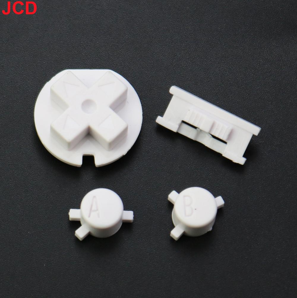 

JCD 1 Set Suitable For Game boy color Button Shell For GBC Color Buttons GBC Game replacement Button Kit DIY Color белый